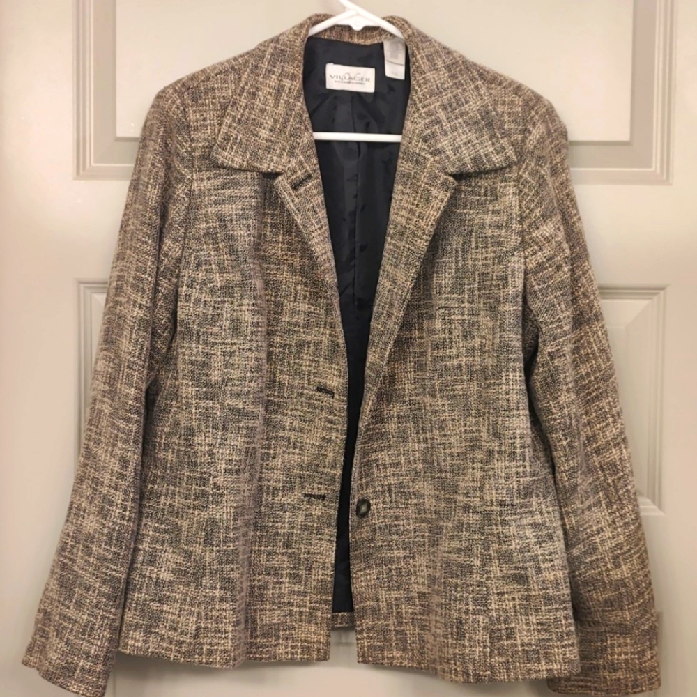 Women's blazer by Villager tweed size 16
